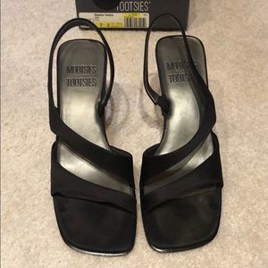 Strappy Square Heels